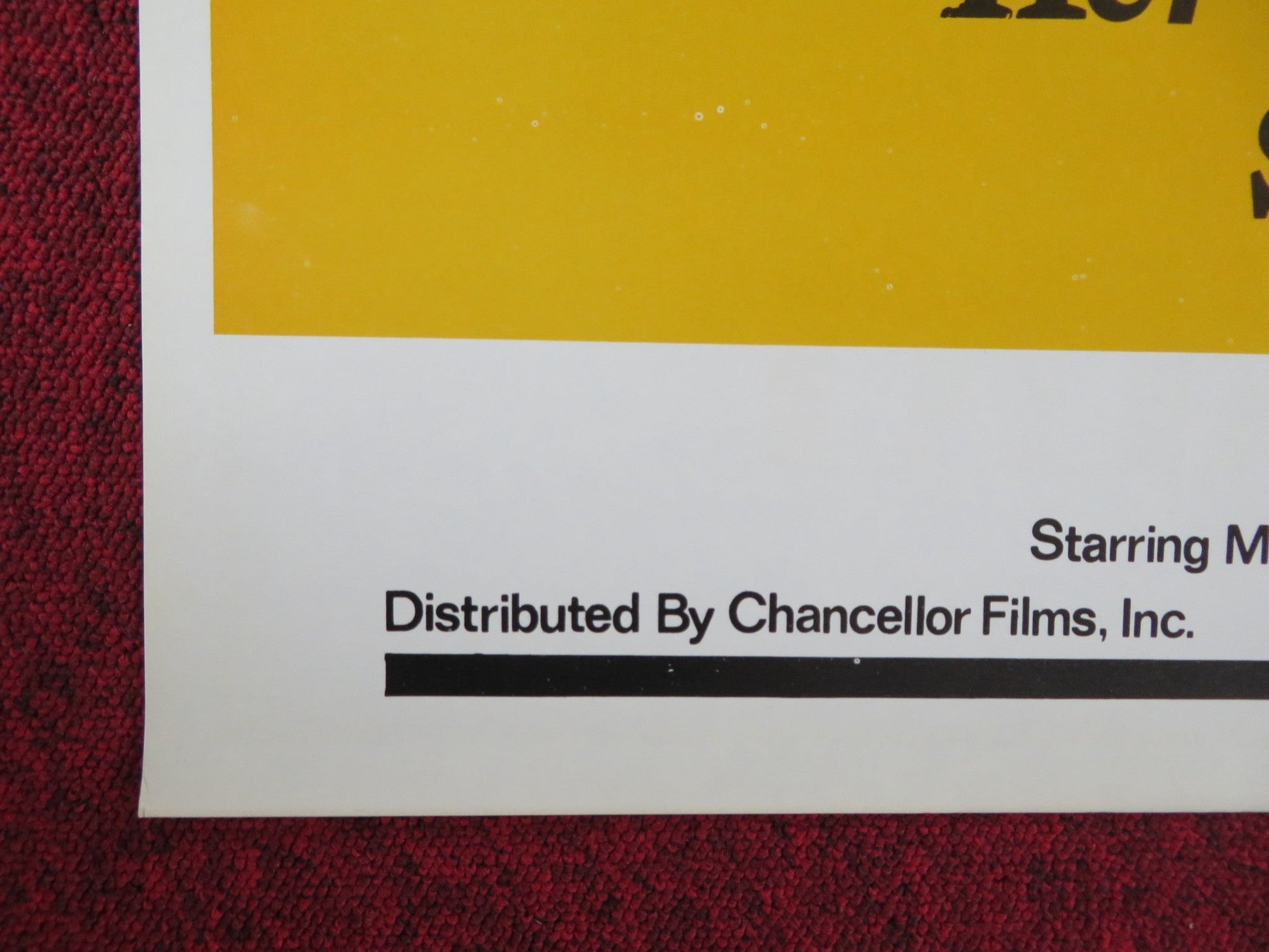 DIRTY TRICK / Deadly Vengeance US TRI FOLDED ONE SHEET ROLLED POSTER 1972 Rendezvous Cinema Movie posters