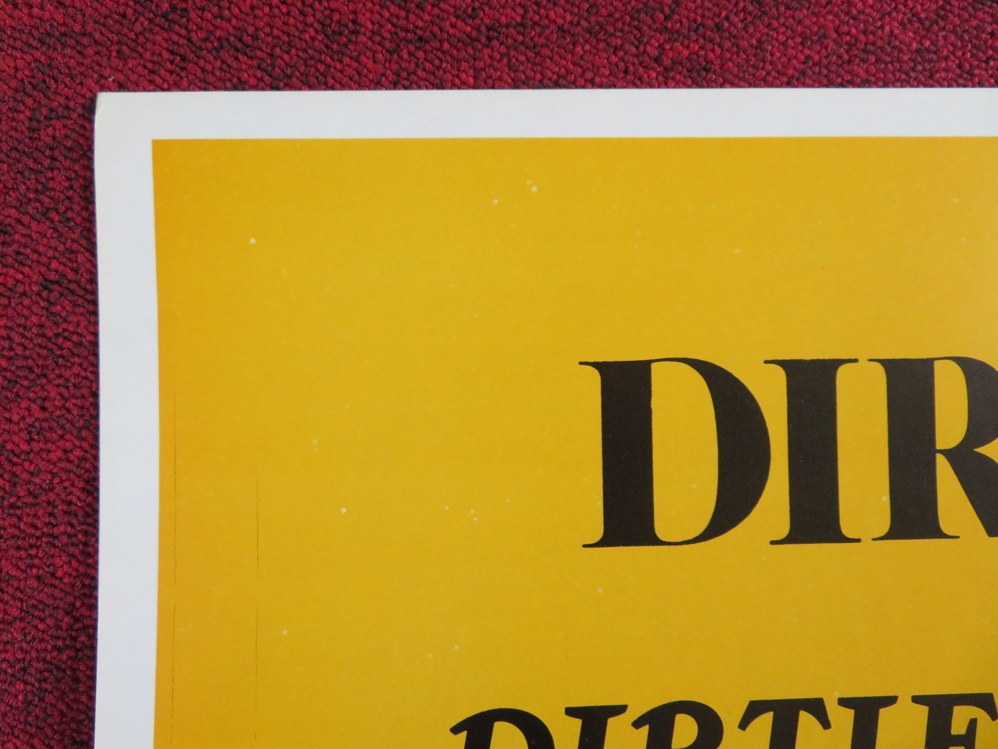 DIRTY TRICK / Deadly Vengeance US TRI FOLDED ONE SHEET ROLLED POSTER 1972 Rendezvous Cinema Movie posters