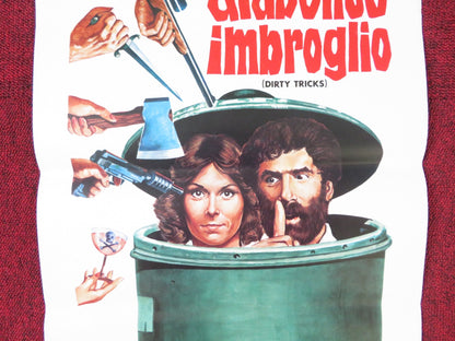DIRTY TRICKS ITALIAN LOCANDINA POSTER ELLIOTT GOULD KATE JACKSON 1981 Rendezvous Cinema Movie posters
