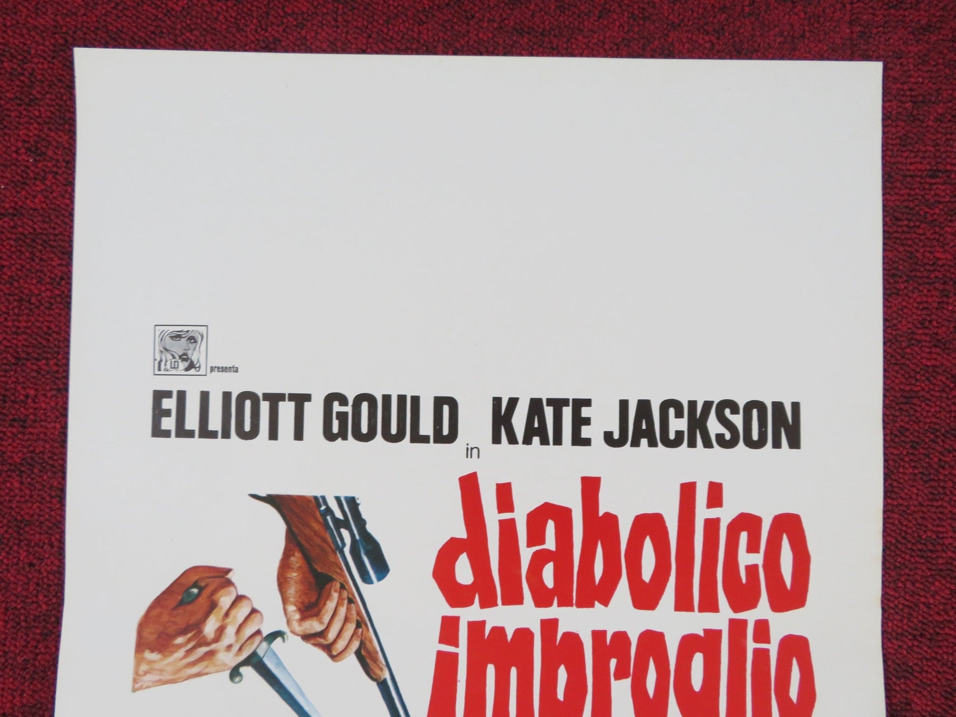 DIRTY TRICKS ITALIAN LOCANDINA POSTER ELLIOTT GOULD KATE JACKSON 1981 Rendezvous Cinema Movie posters