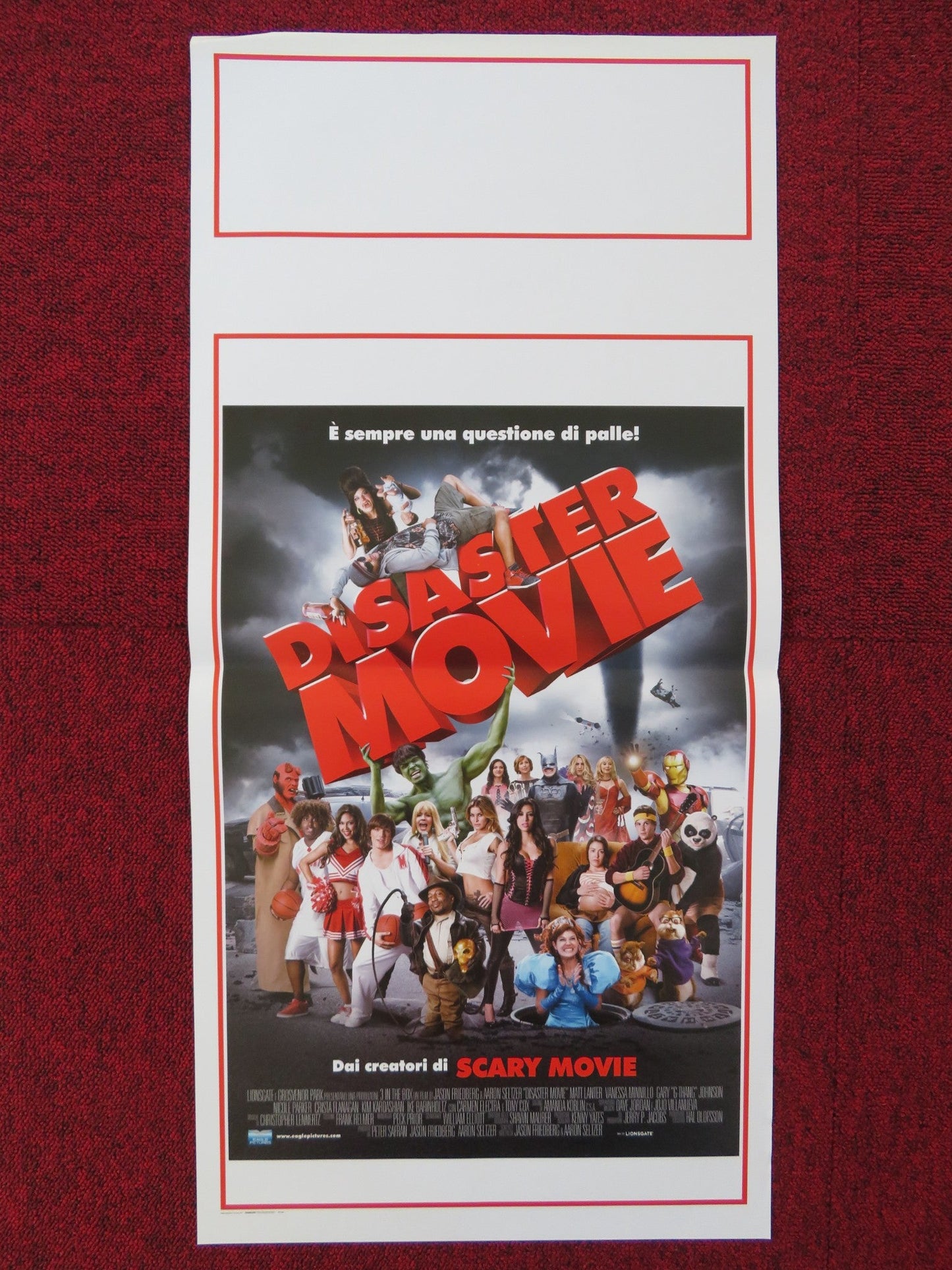 DISASTER MOVIE ITALIAN LOCANDINA POSTER MATT LANTER VANESSA MINNILLO 2008 Rendezvous Cinema Movie posters