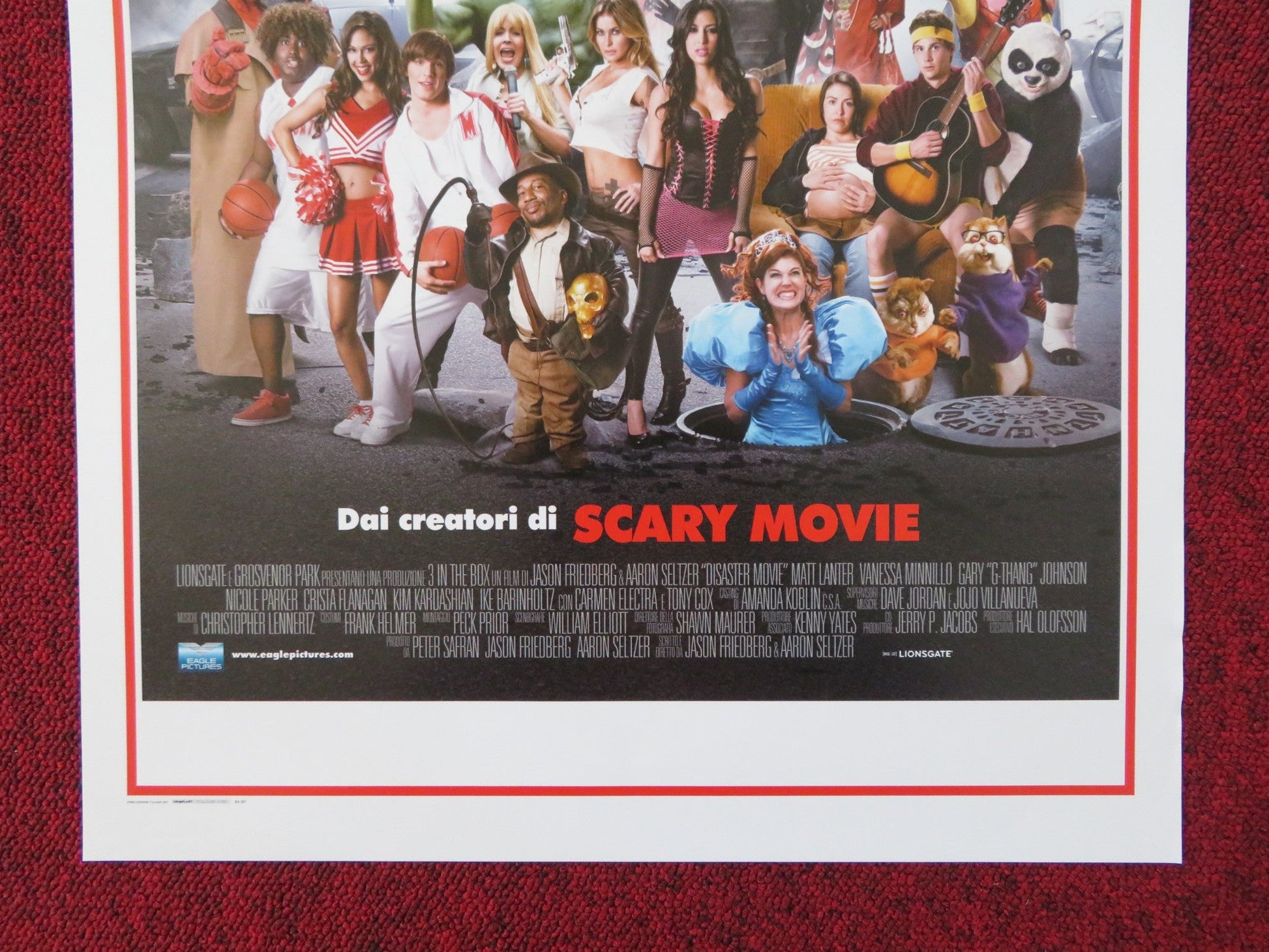 DISASTER MOVIE ITALIAN LOCANDINA POSTER MATT LANTER VANESSA MINNILLO 2008 Rendezvous Cinema Movie posters