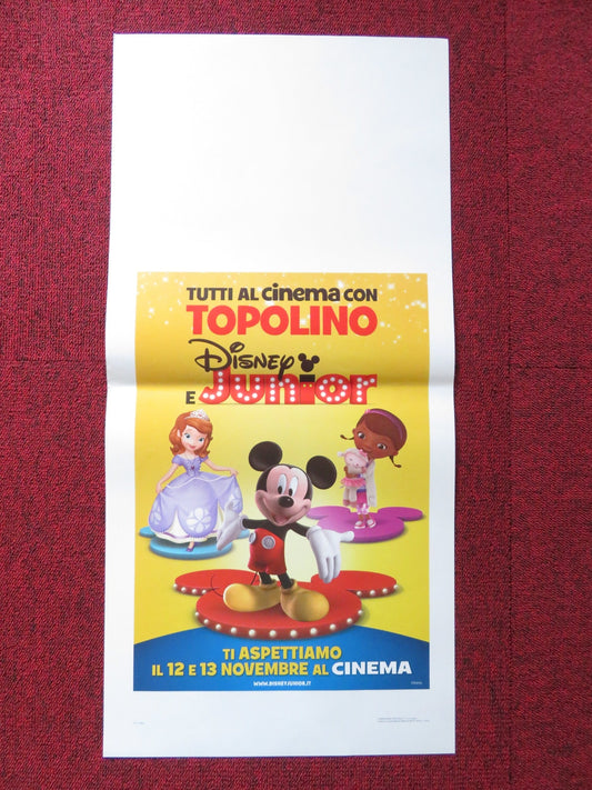 DISNEY JUNIOR PARTY ITALIAN LOCANDINA POSTER JAMIE MITCHELL 2015 Rendezvous Cinema Movie posters