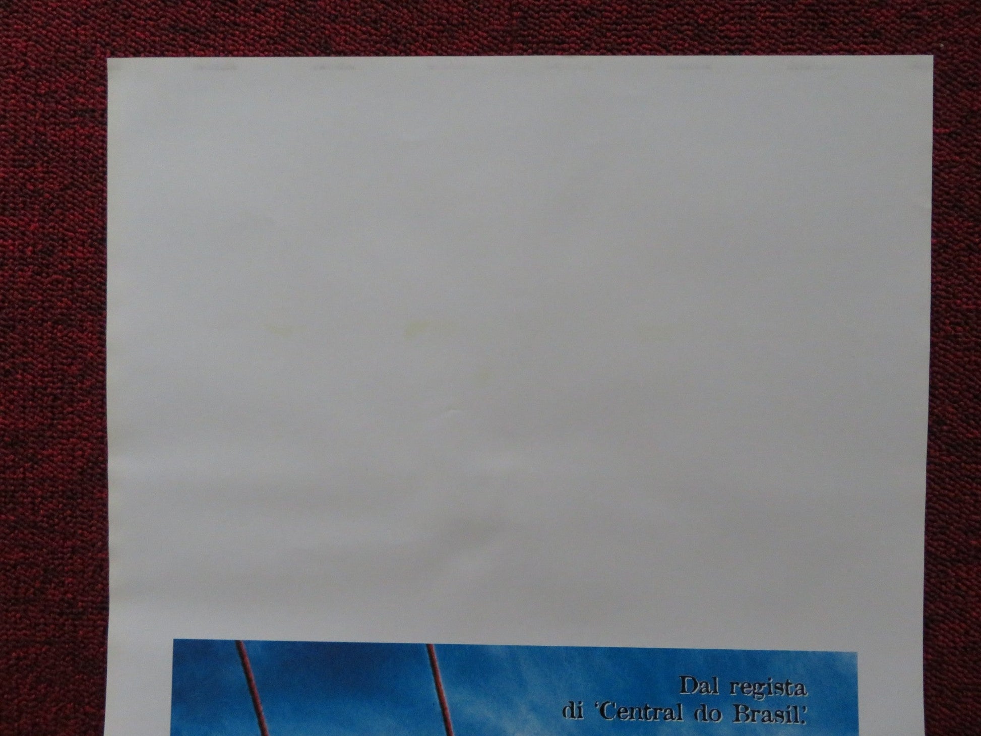 DISPERATO APRILE ITALIAN LOCANDINA POSTER JOSE DU MONT RODRIGO SANTORO 2001 Rendezvous Cinema Movie posters