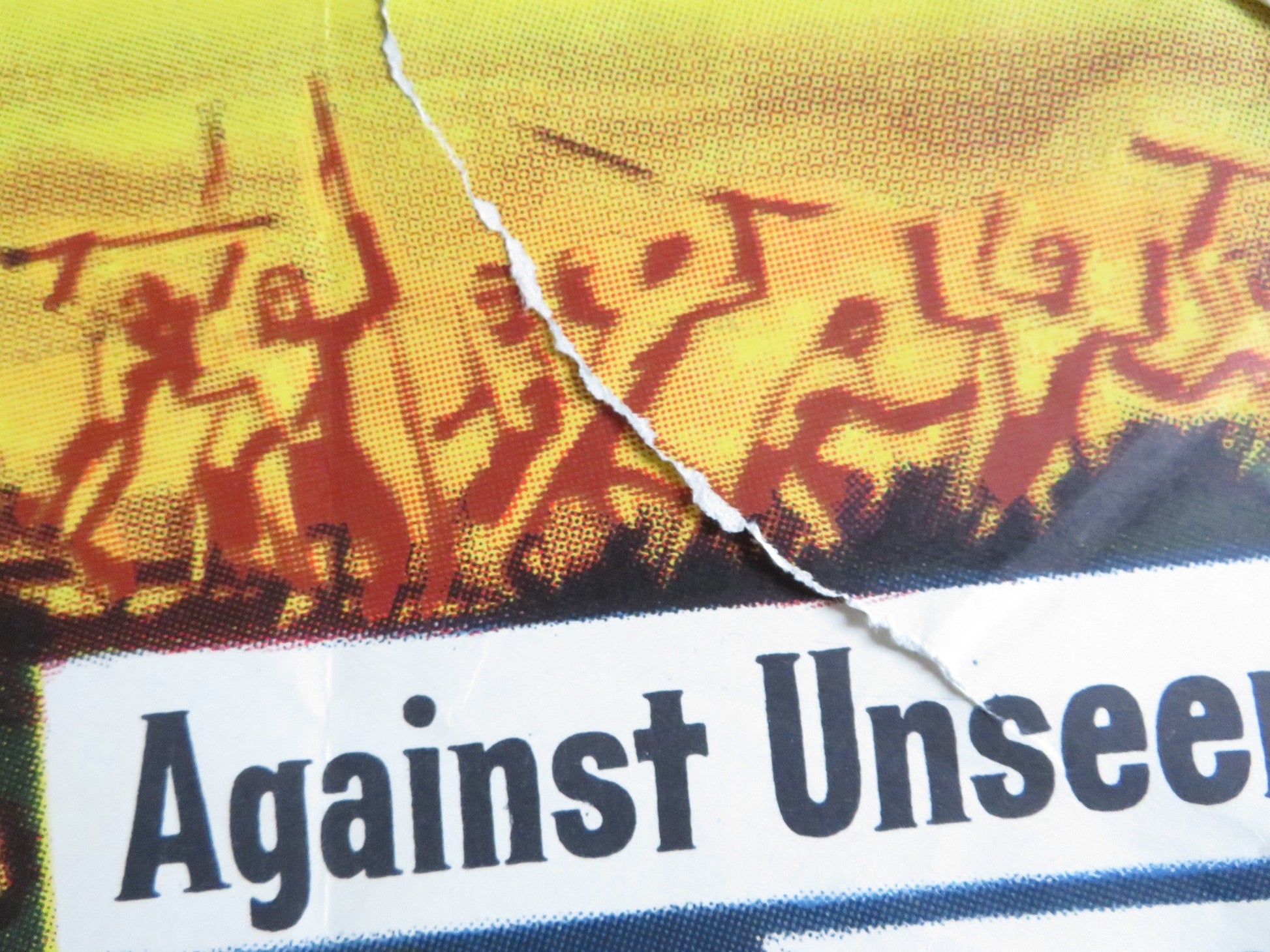 DISTANT DRUMS FOLDED US ONE SHEET POSTER GARY COOPER MARI ALDON 1956 Rendezvous Cinema Movie posters