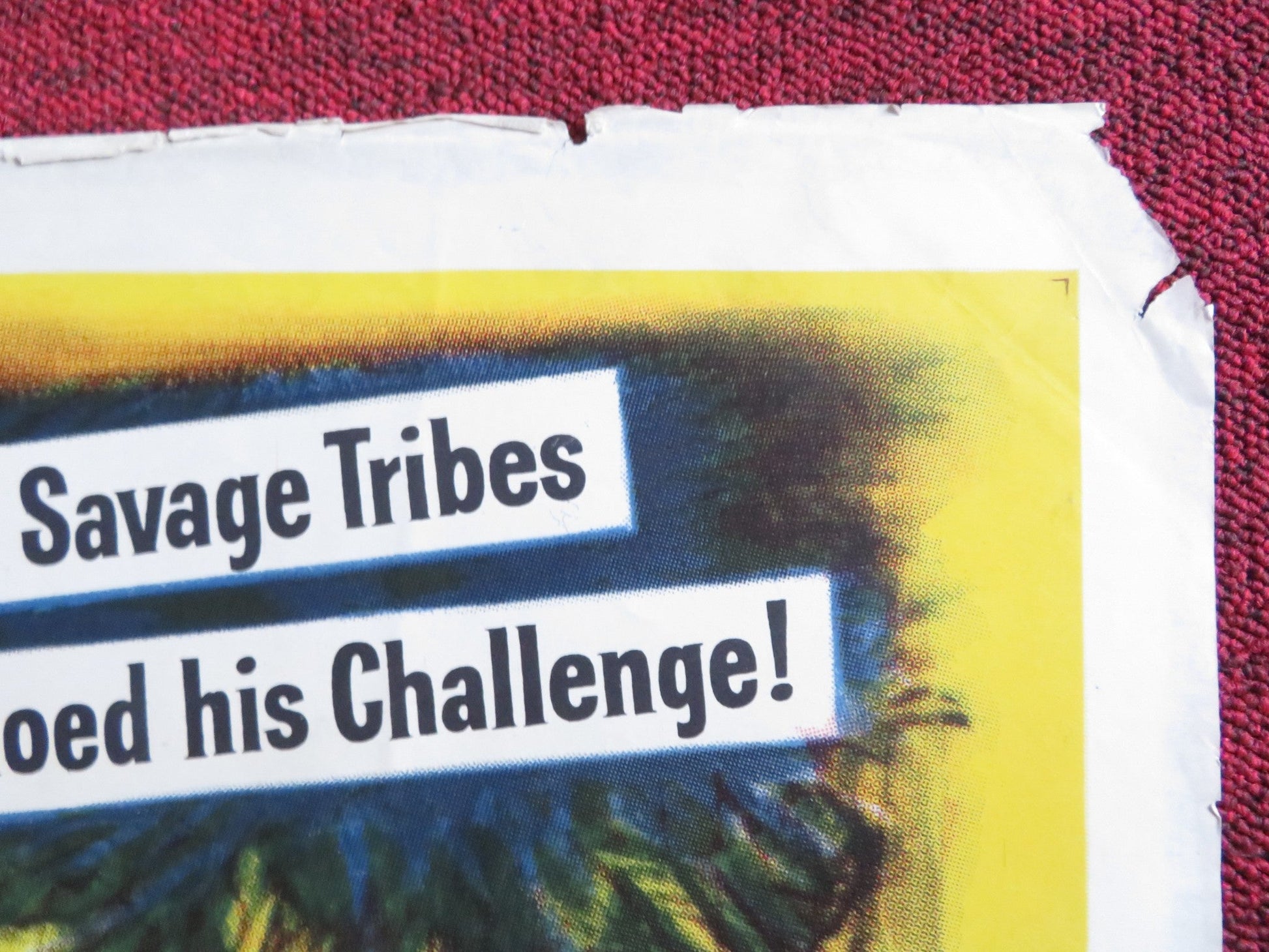 DISTANT DRUMS FOLDED US ONE SHEET POSTER GARY COOPER MARI ALDON 1956 Rendezvous Cinema Movie posters