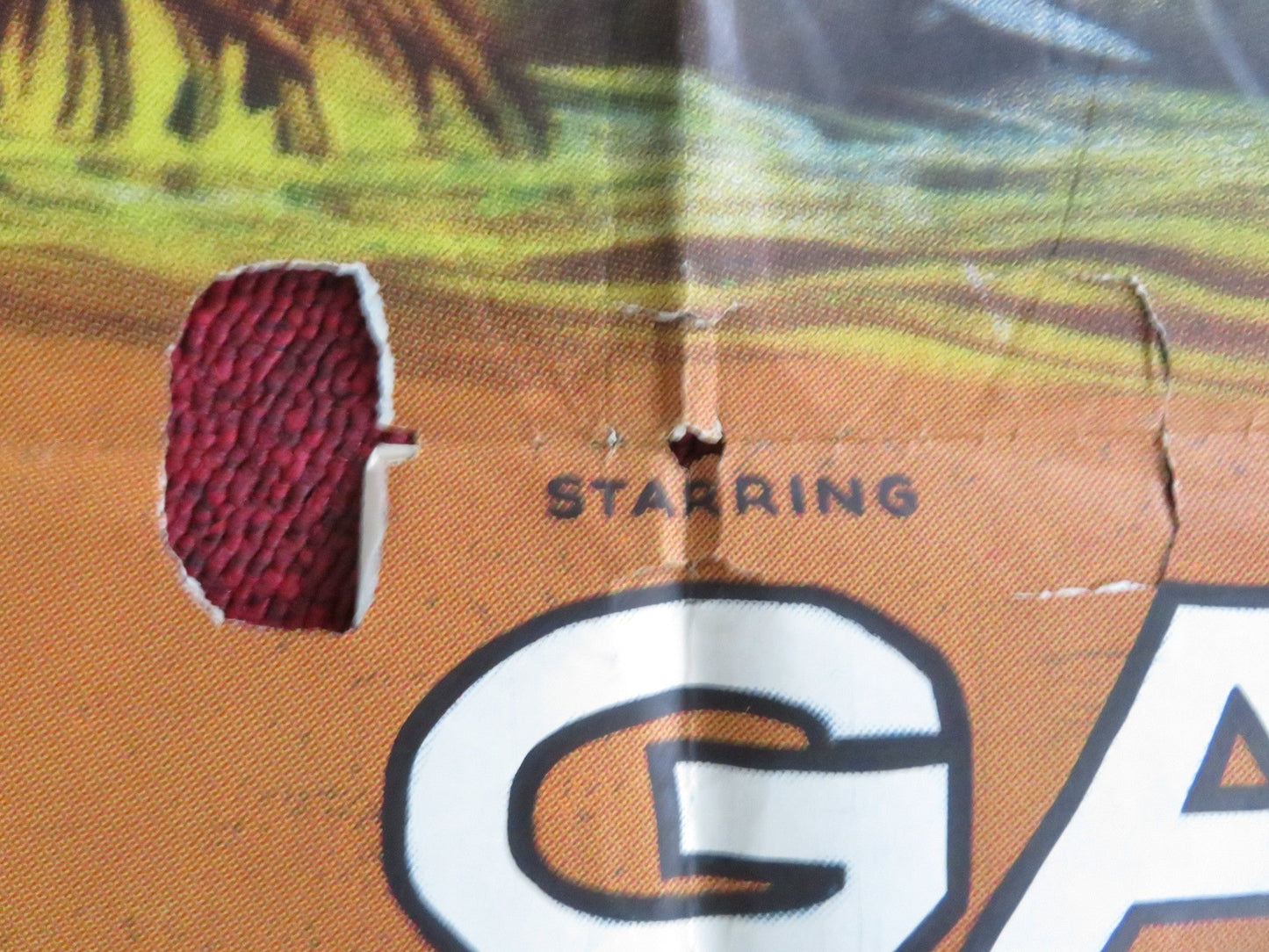 DISTANT DRUMS FOLDED US ONE SHEET POSTER GARY COOPER MARI ALDON 1956 Rendezvous Cinema Movie posters