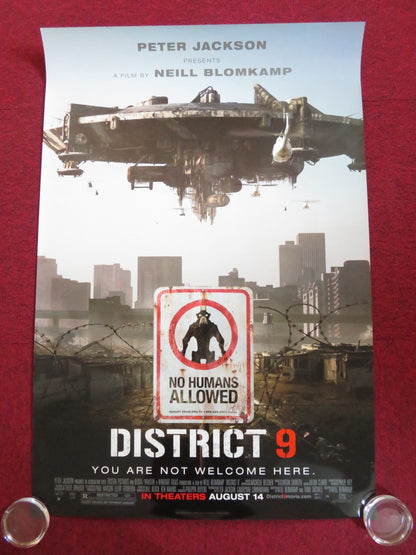 DISTRICT 9 US ONE SHEET ROLLED POSTER SHARLTO COPLEY JASON COPE 2009 Rendezvous Cinema Movie posters