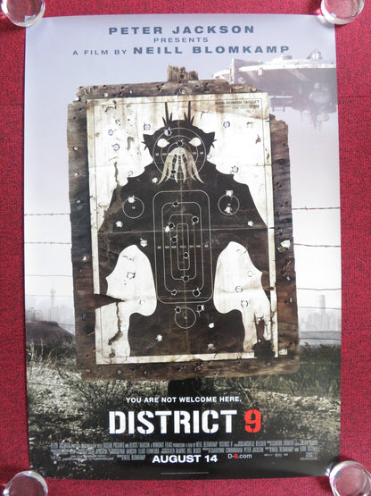 DISTRICT 9 US ONE SHEET ROLLED POSTER SHARLTO COPLEY JASON COPE 2009 Rendezvous Cinema Movie posters