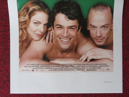 DIVERSO DA CHI? ITALIAN LOCANDINA (27.5"x13") POSTER LUCA ARGENTERO 2009 Movie posters