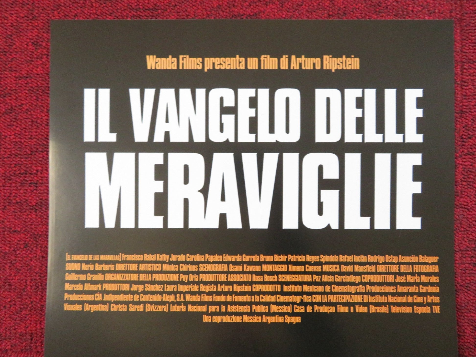 DIVINE ITALIAN LOCANDINA POSTER FRANCISCO RABAL KATY JURADO 1998 Rendezvous Cinema Movie posters