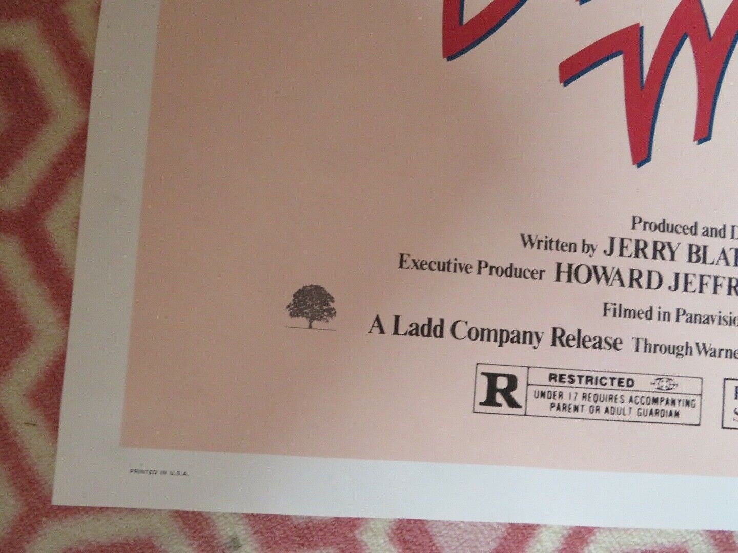 DIVINE MADNESS STYLE A FOLDED US ONE SHEET POSTER BETTE MIDLER JERRY BLATT 1980 Movie posters