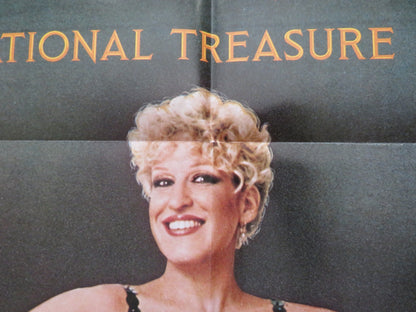 DIVINE MADNESS STYLE B FOLDED US ONE SHEET POSTER BETTE MIDLER 1980 Rendezvous Cinema Movie posters