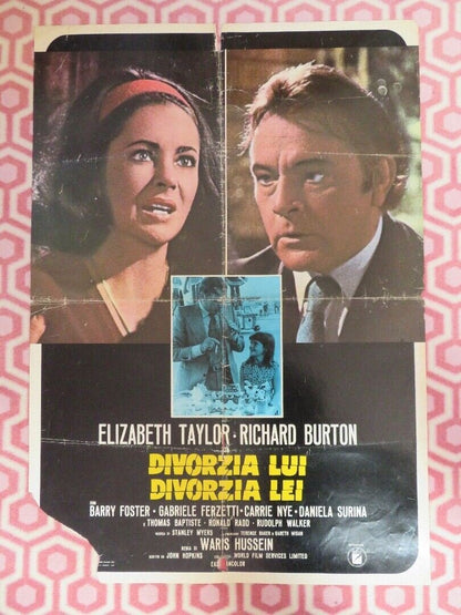 DIVIRZIA LUI DIVORZIA LEI Divorce His - Divorce Hers ITALIAN FOGLIO POSTER 1973 Movie posters