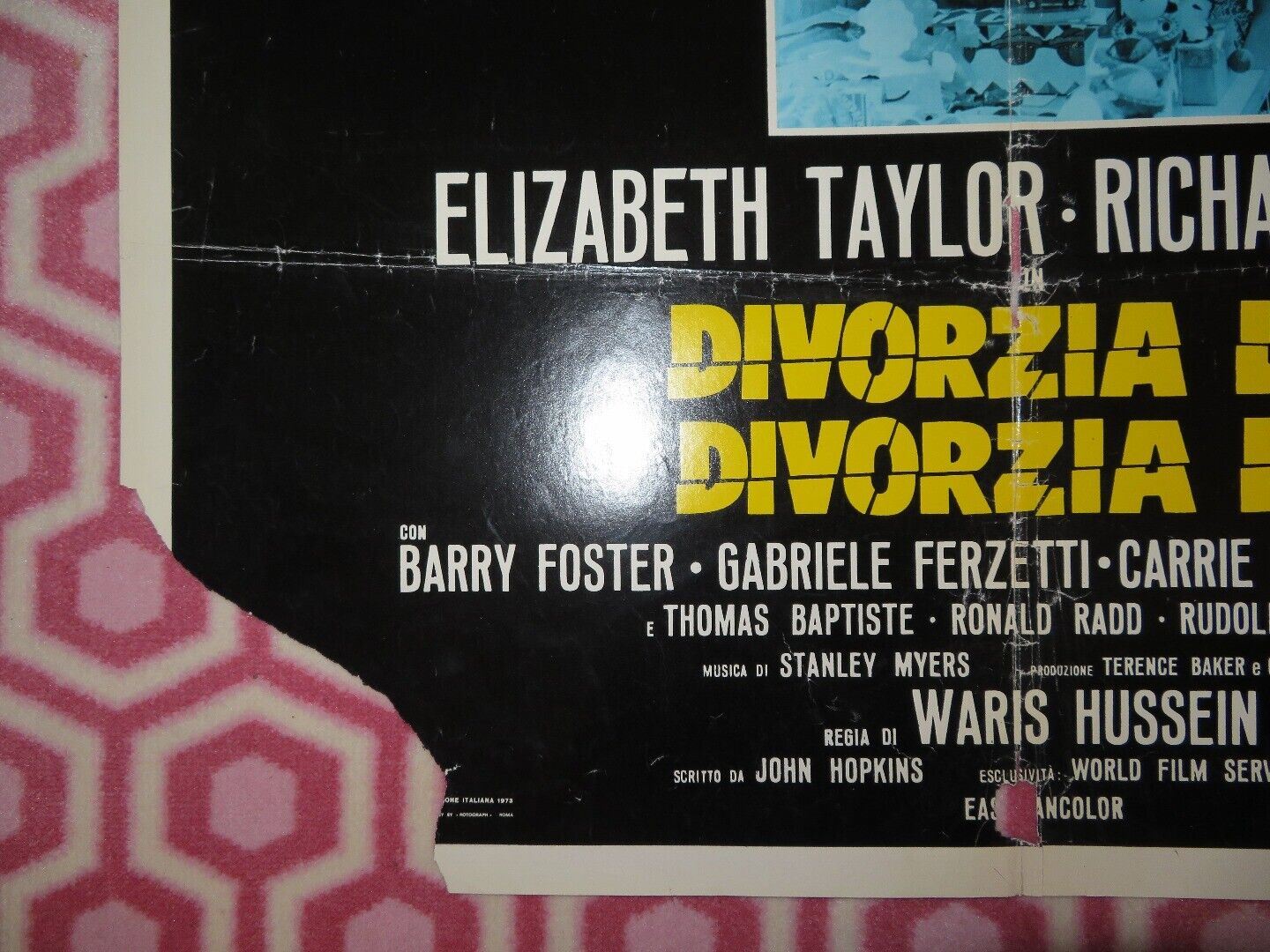 DIVIRZIA LUI DIVORZIA LEI Divorce His - Divorce Hers ITALIAN FOGLIO POSTER 1973 Movie posters