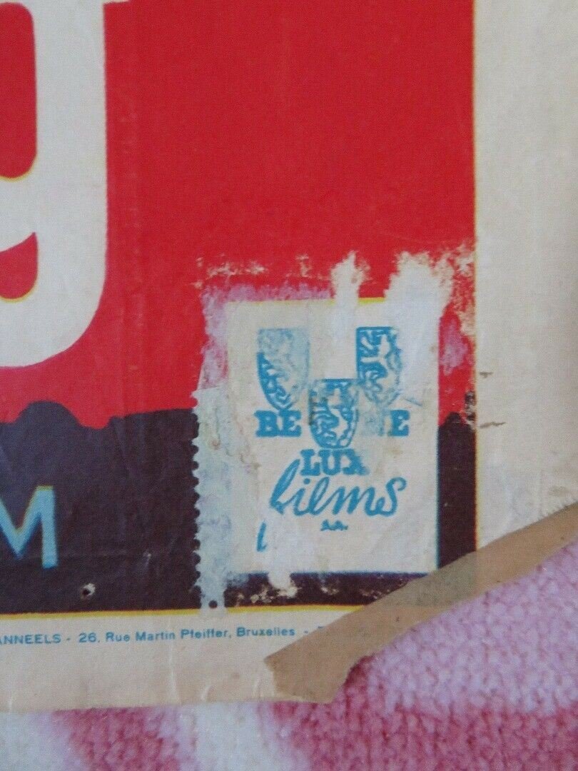 DIVISION BRANDENBURG BELGIUM (14.5"x 22") POSTER HARALD PHILIPP 1960 Movie posters