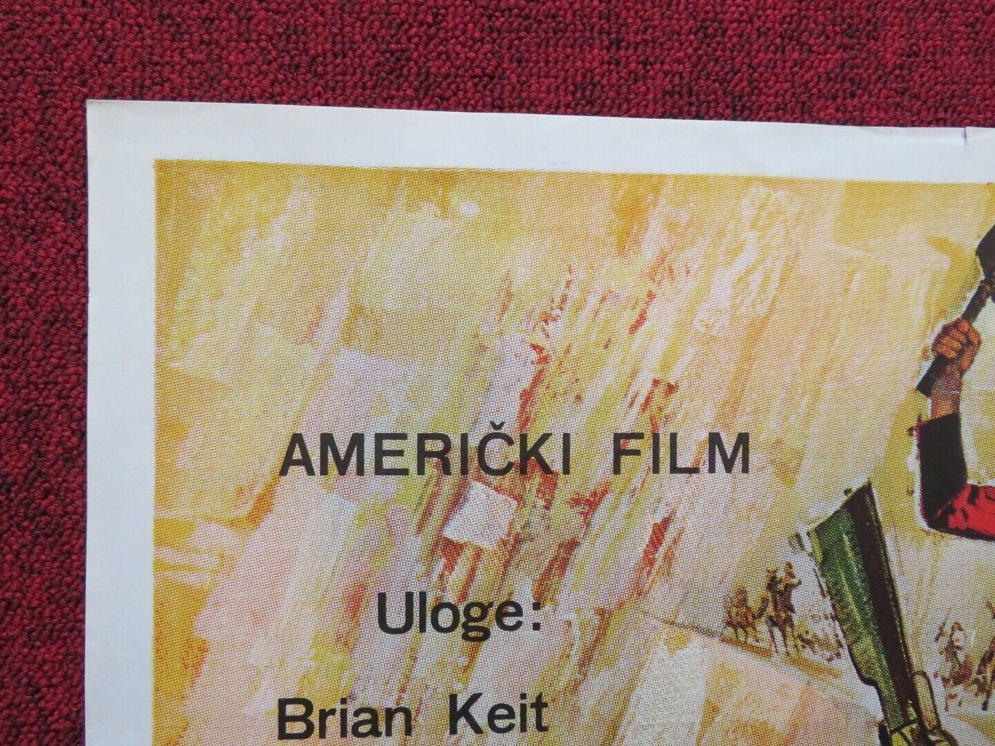 DIVLJI SAM / SAVAGE SAM YUGOSLAVIAN (19.5"x 27.5") POSTER BRIAN KEITH 1963 Movie posters