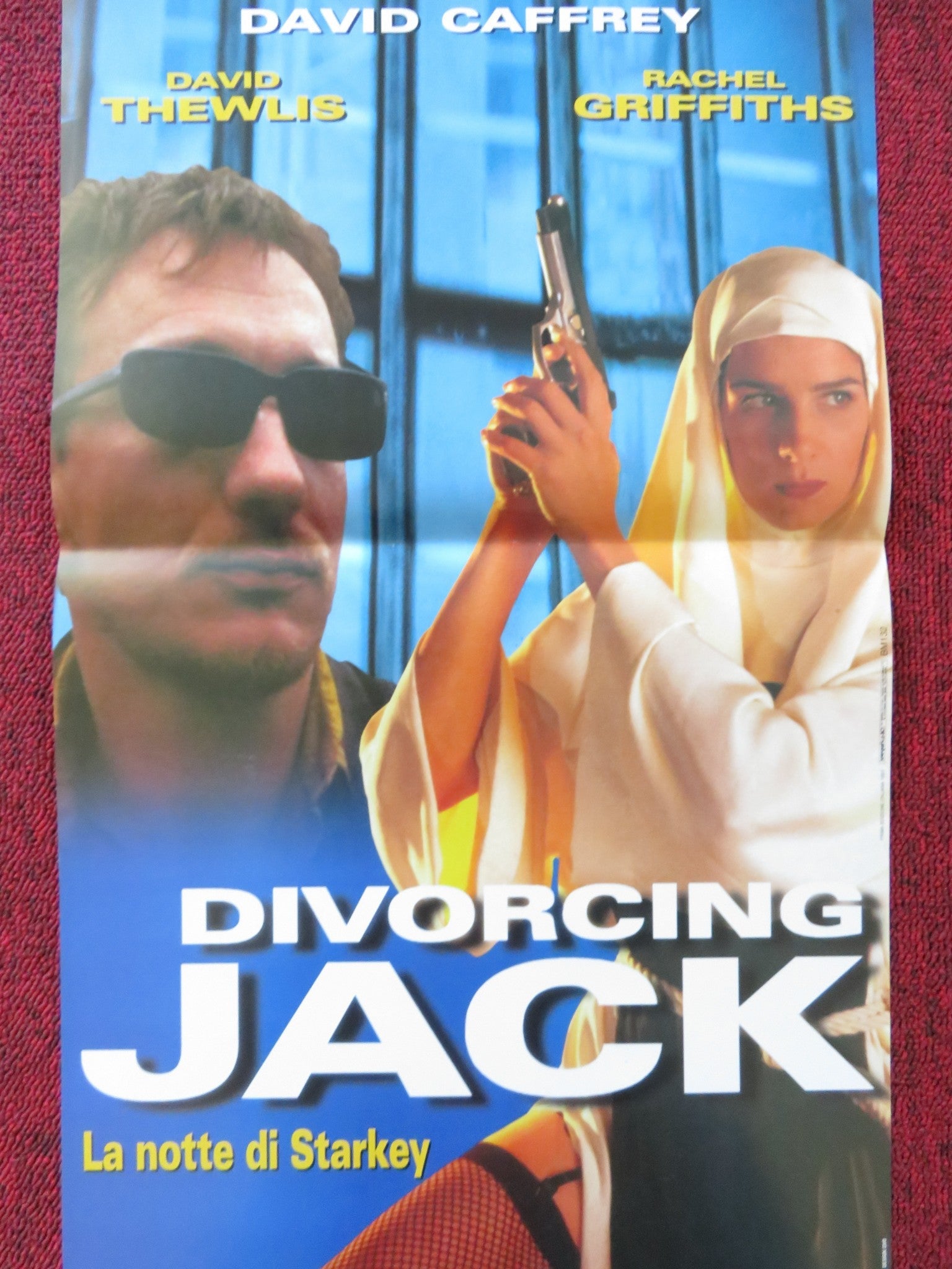DIVORCING JACK ITALIAN LOCANDINA POSTER DAVID THWLIS RACHEL GRIFFITHS 1998 Rendezvous Cinema Movie posters