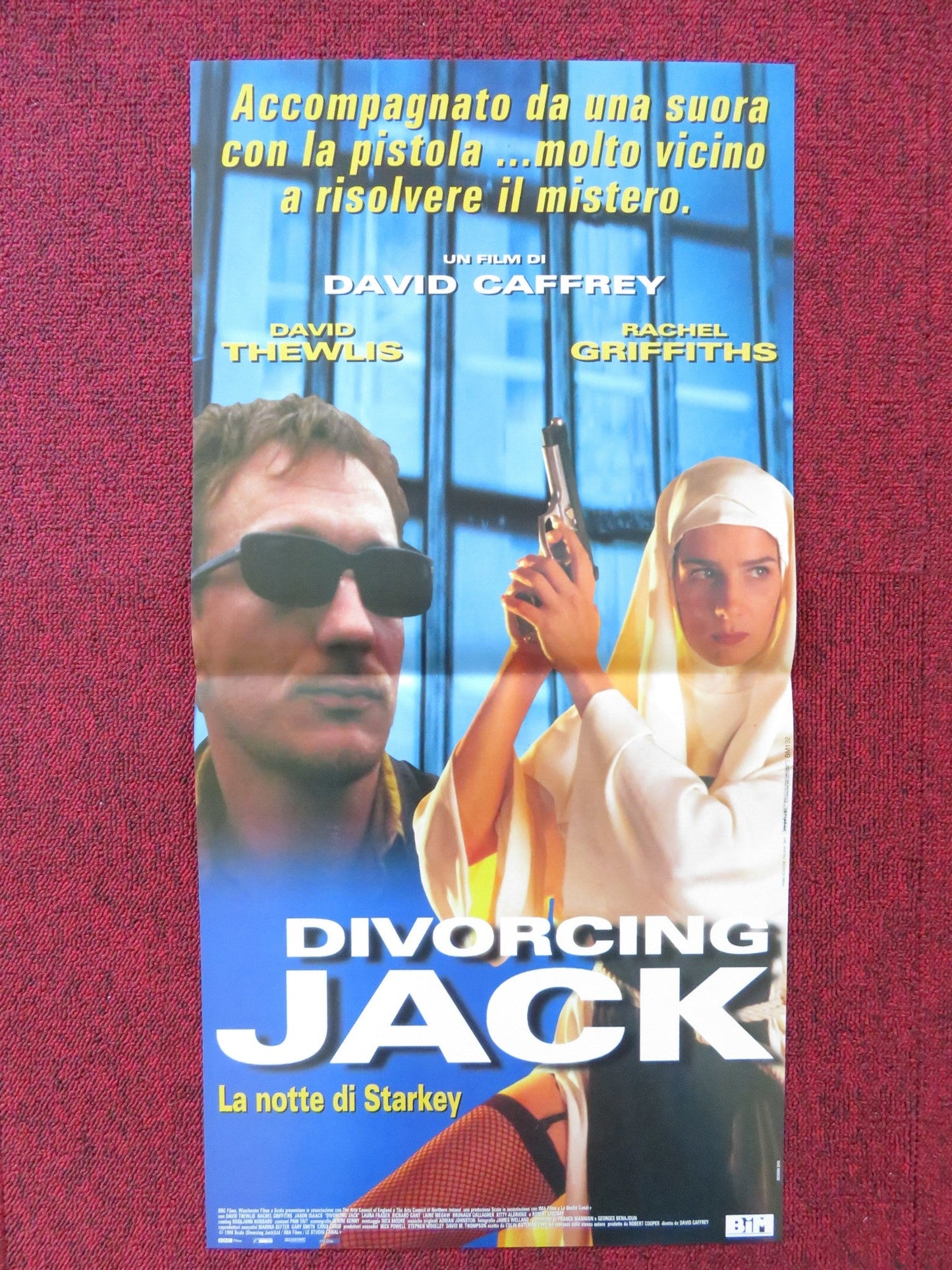 DIVORCING JACK ITALIAN LOCANDINA POSTER DAVID THWLIS RACHEL GRIFFITHS 1998 Rendezvous Cinema Movie posters
