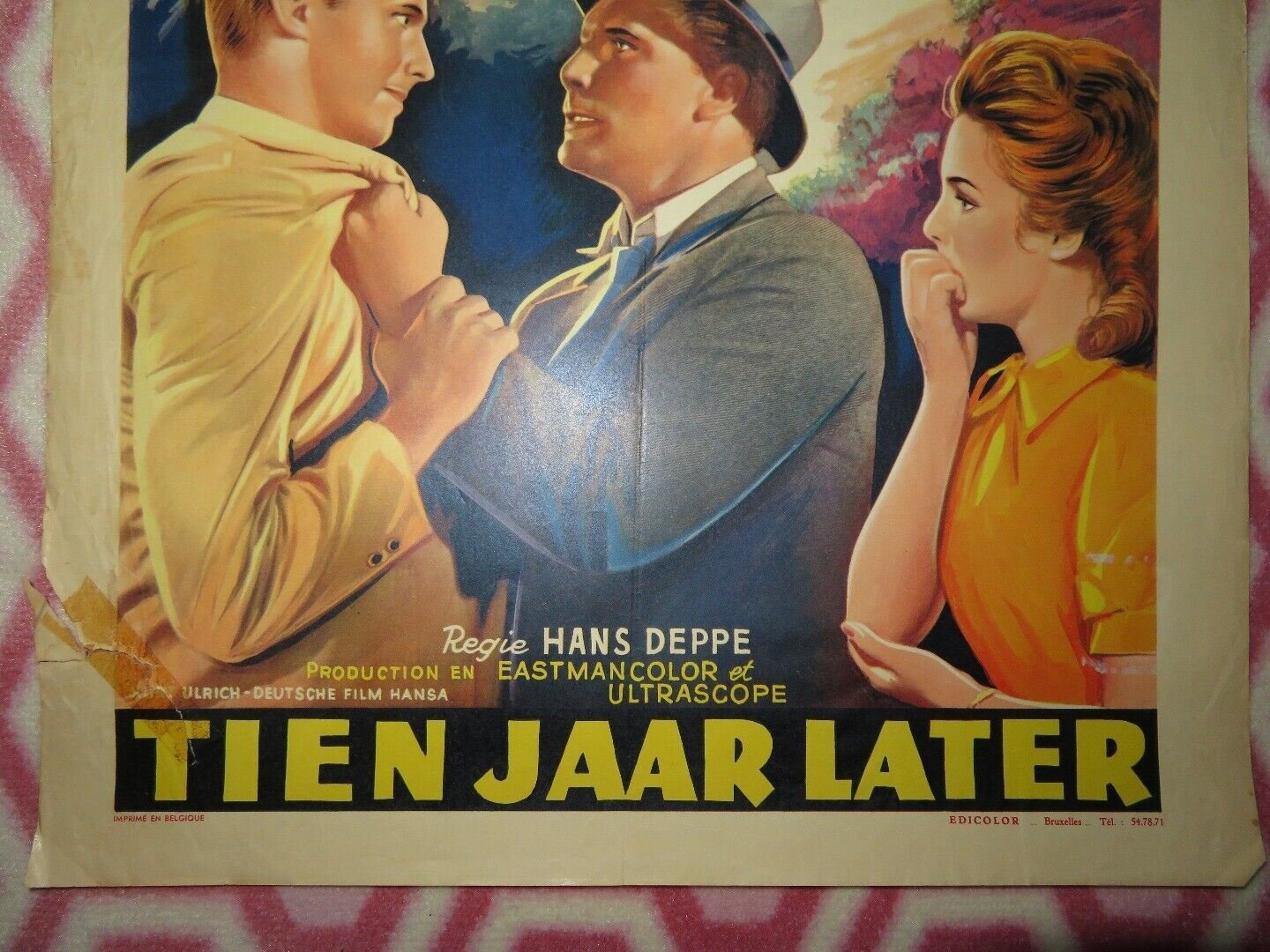 DIX ANS PLUS TARD/ Wenn die Heide blüht BELGIUM (22"x 15")POSTER JOACHIM HANSEN Movie posters