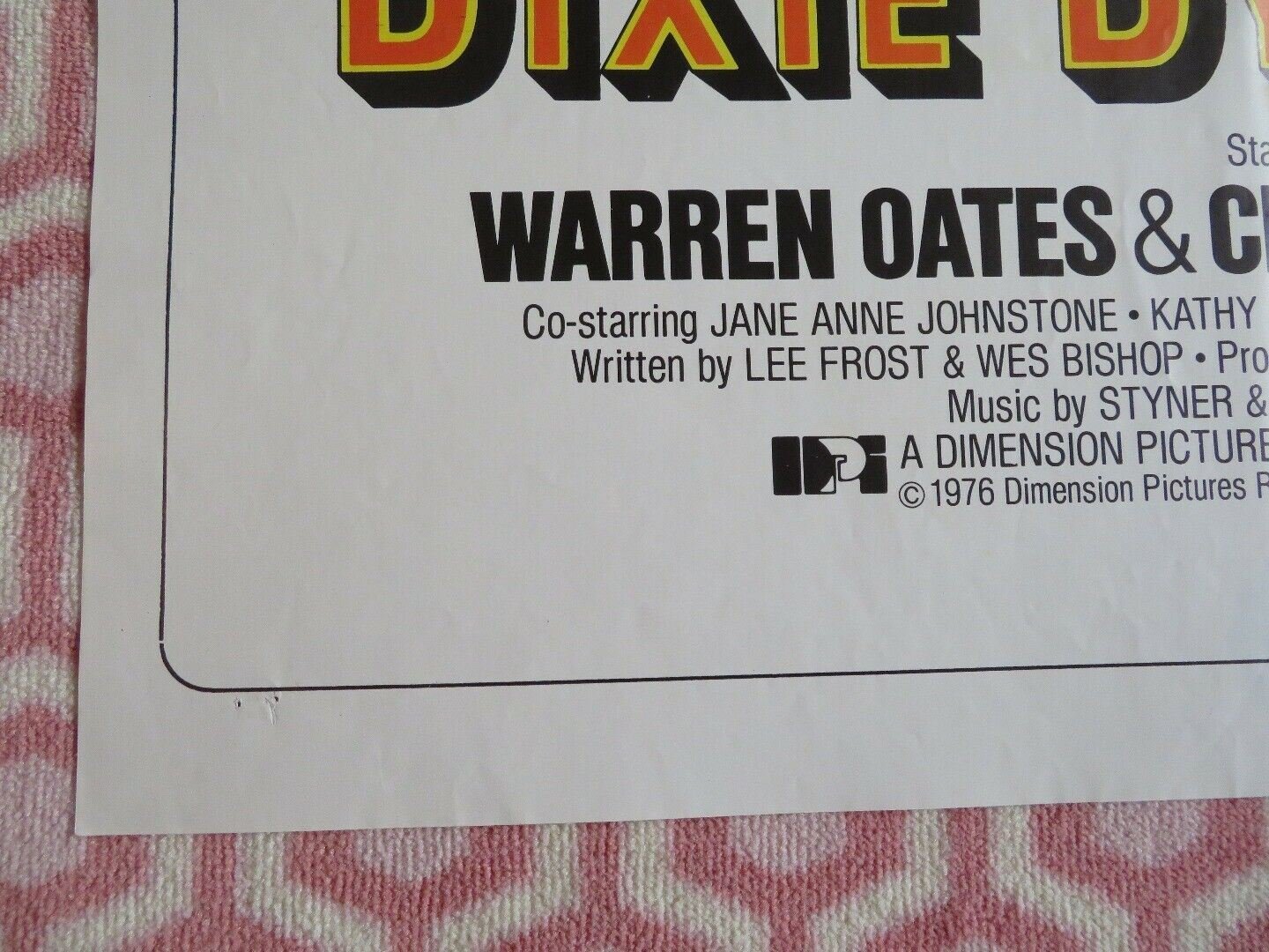 DIXIE DYNAMITE US ONE SHEET POSTER WARREN OATES CHRISTOPHER GEORGE 1976 - Rendezvous Cinema