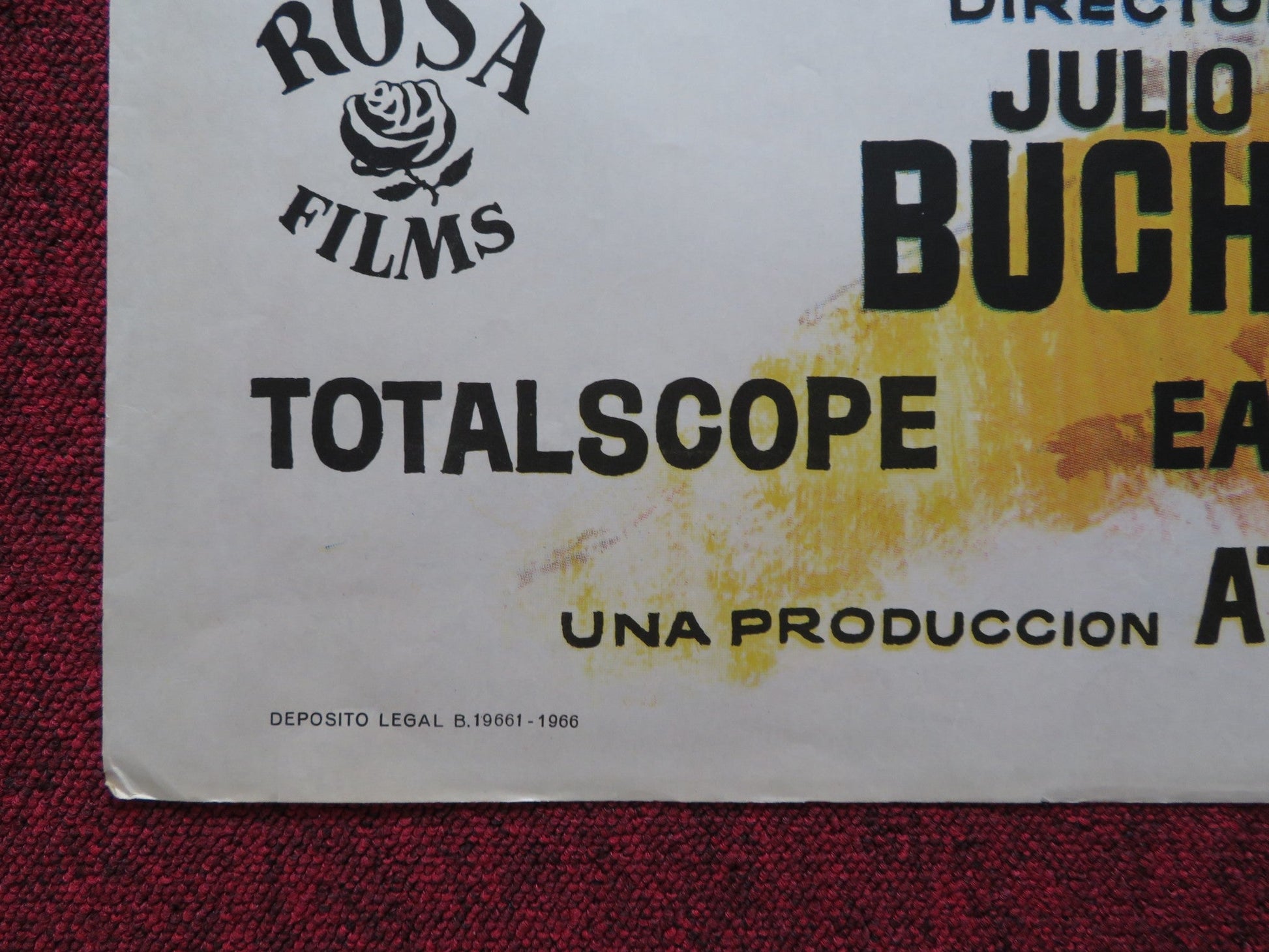 DJANGO DOES NOT FORGIVE SPANISH POSTER HUGO BLANCO JOHN CLARK 1971 Rendezvous Cinema Movie posters