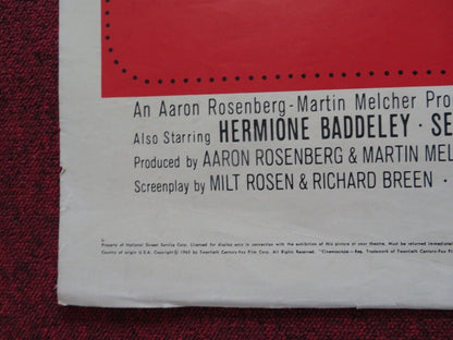 DO NOT DISTURB US ONE SHEET POSTER DORIS DAY ROD TAYLOR 1965 Movie posters