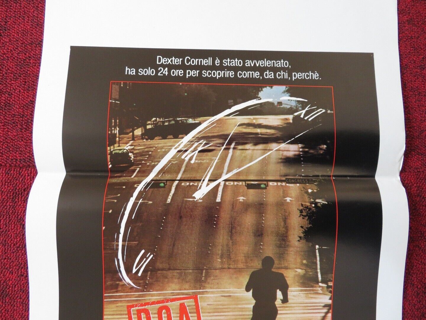 D.O.A DEAD ON ARRIVAL ITALIAN LOCANDINA (27.5"x13") POSTER D QUAID MEG RYAN '88 Movie posters