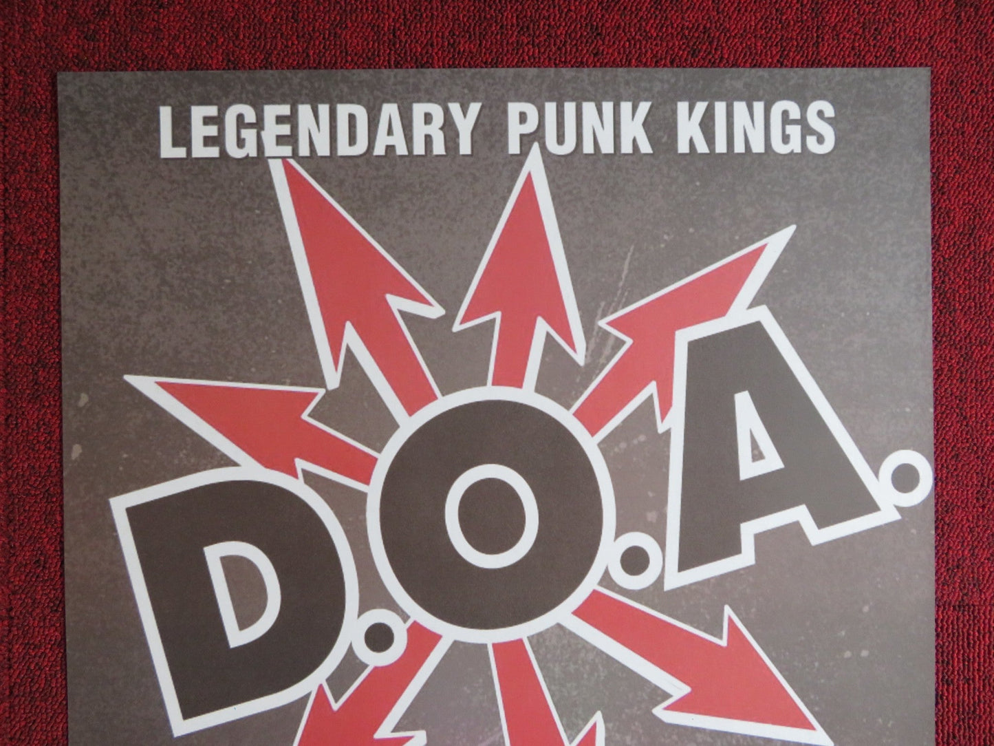D.O.A US MUSIC PROMO POSTER ALBUM POSTER 2002 Rendezvous Cinema Movie posters