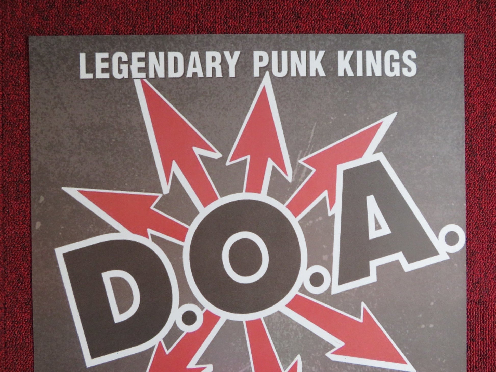D.O.A US MUSIC PROMO POSTER ALBUM POSTER 2002 Rendezvous Cinema Movie posters