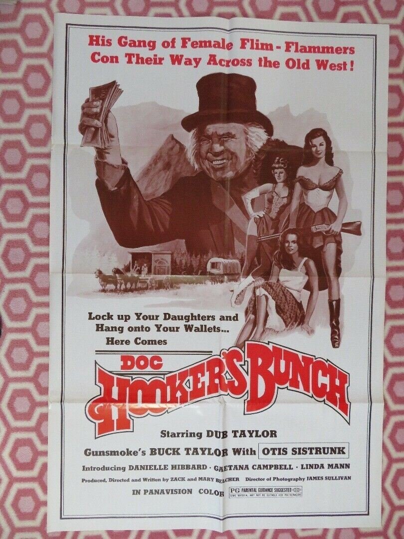 DOC HOOKERS BUNCH 1976 US ONE SHEET POSTER RARE DUB TAYLOR BUCK BELCHER - Rendezvous Cinema
