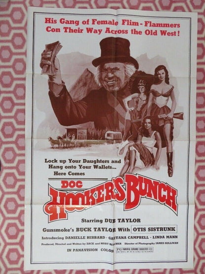 DOC HOOKERS BUNCH 1976 US ONE SHEET POSTER RARE DUB TAYLOR BUCK BELCHER - Rendezvous Cinema