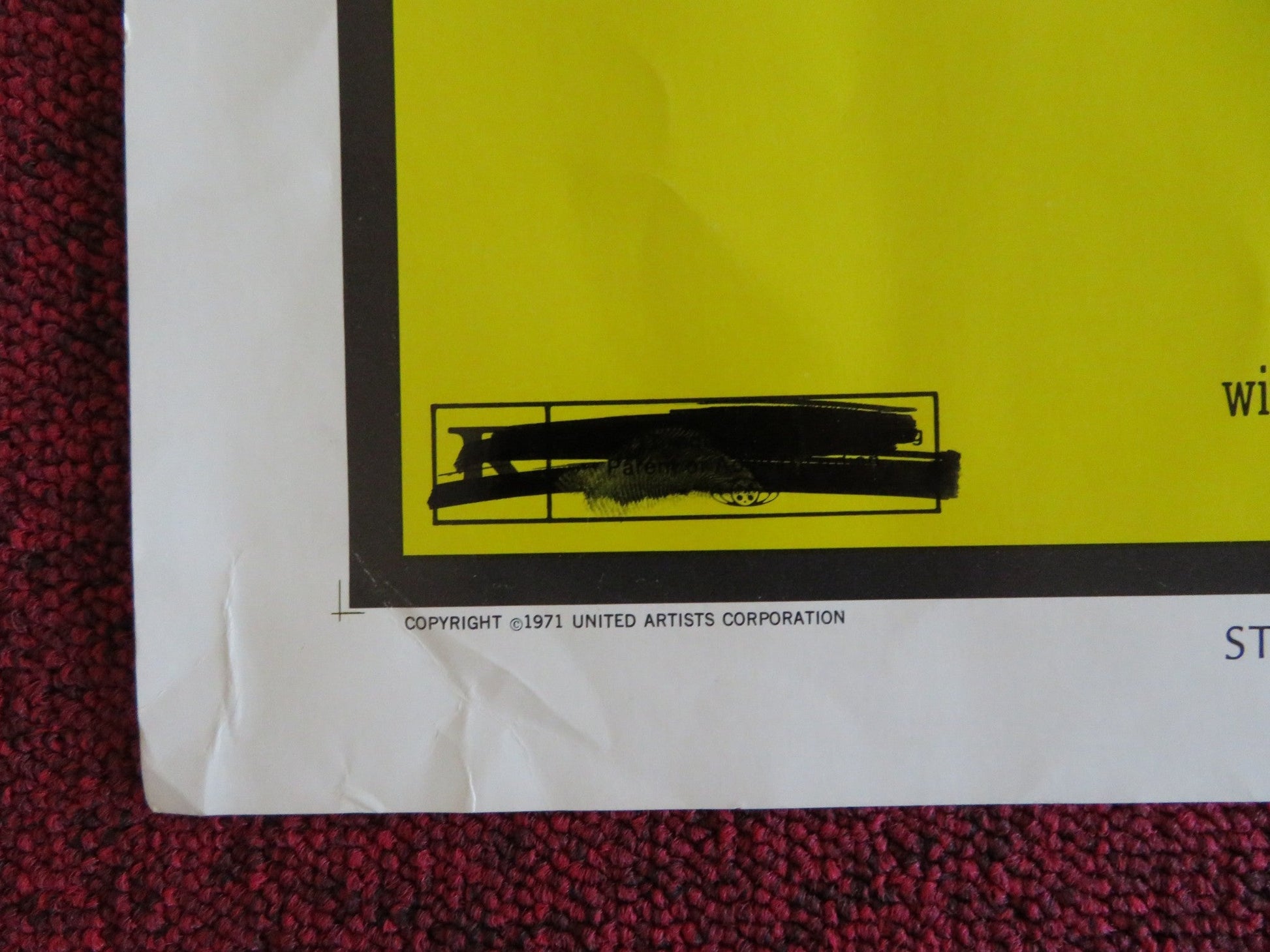 DOC - STYLE A US HALF SHEET (22"x 28") POSTER STACY KEACH FAYE DUNAWAY 1971 Rendezvous Cinema Movie posters