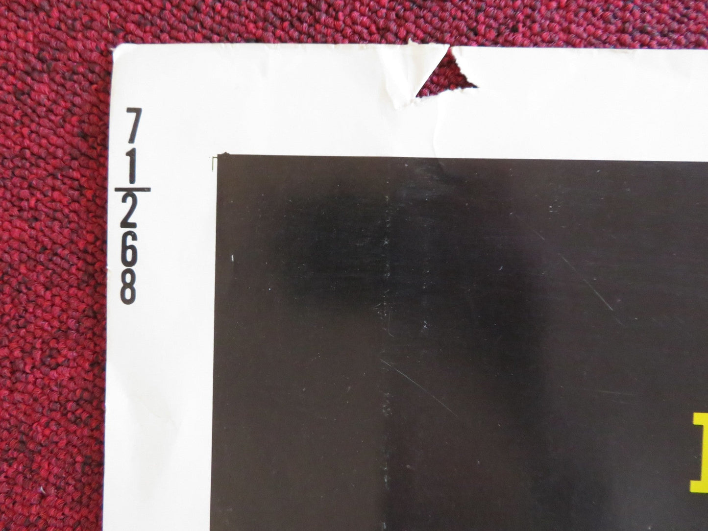 DOC - STYLE A US HALF SHEET (22"x 28") POSTER STACY KEACH FAYE DUNAWAY 1971 Rendezvous Cinema Movie posters