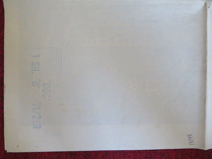 DOC STYLE B FOLDED US ONE SHEET POSTER HARRIS YULIN STACY KEACH 1971 Movie posters