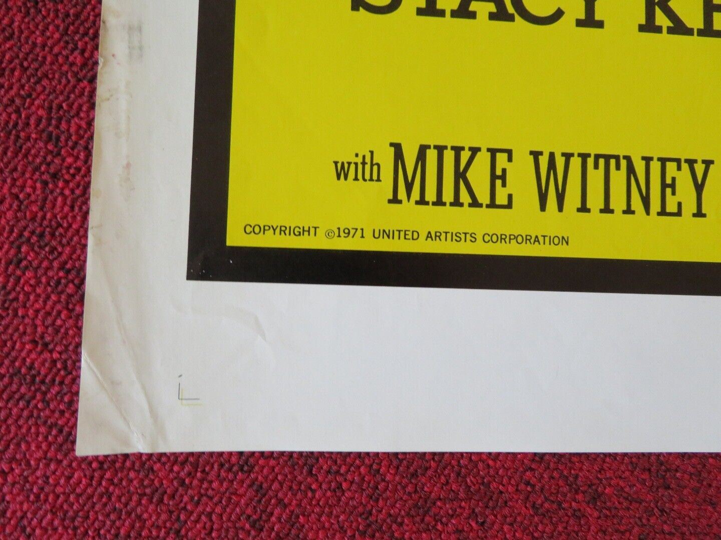 DOC STYLE B FOLDED US ONE SHEET POSTER HARRIS YULIN STACY KEACH 1971 Movie posters