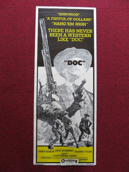 DOC - STYLE B US INSERT (14"x 36") POSTER STACY KEACH FAYE DUNAWAY 1971 Rendezvous Cinema Movie posters