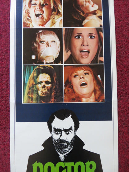 DOCTOR DEATH US INSERT (14"x 36") POSTER JOHN CONSIDINE BARRY COE 1973 Rendezvous Cinema Movie posters