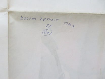 DOCTOR DETROIT ITALIAN 2 FOGLIO POSTER DAN AYKROYD HOWARD HESSEMAN 1983 Rendezvous Cinema Movie posters