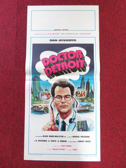 DOCTOR DETROIT ITALIAN LOCANDINA POSTER DAN AYKROYD HOWARD HESSEMAN 1983 Rendezvous Cinema Movie posters