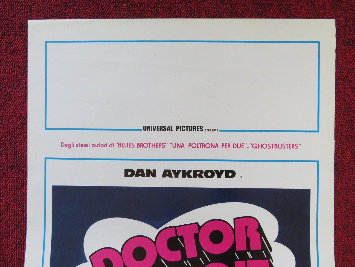 DOCTOR DETROIT ITALIAN LOCANDINA POSTER DAN AYKROYD HOWARD HESSEMAN 1983 Rendezvous Cinema Movie posters