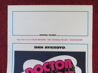 DOCTOR DETROIT ITALIAN LOCANDINA POSTER DAN AYKROYD HOWARD HESSEMAN 1983 Rendezvous Cinema Movie posters