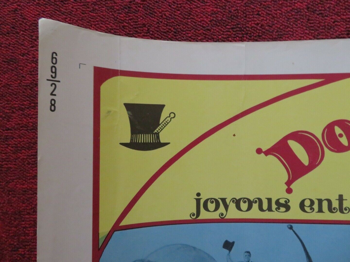 DOCTOR DOLITTLE US HALF SHEET (22"x 28") POSTER REX HARRISON 1969 Movie posters