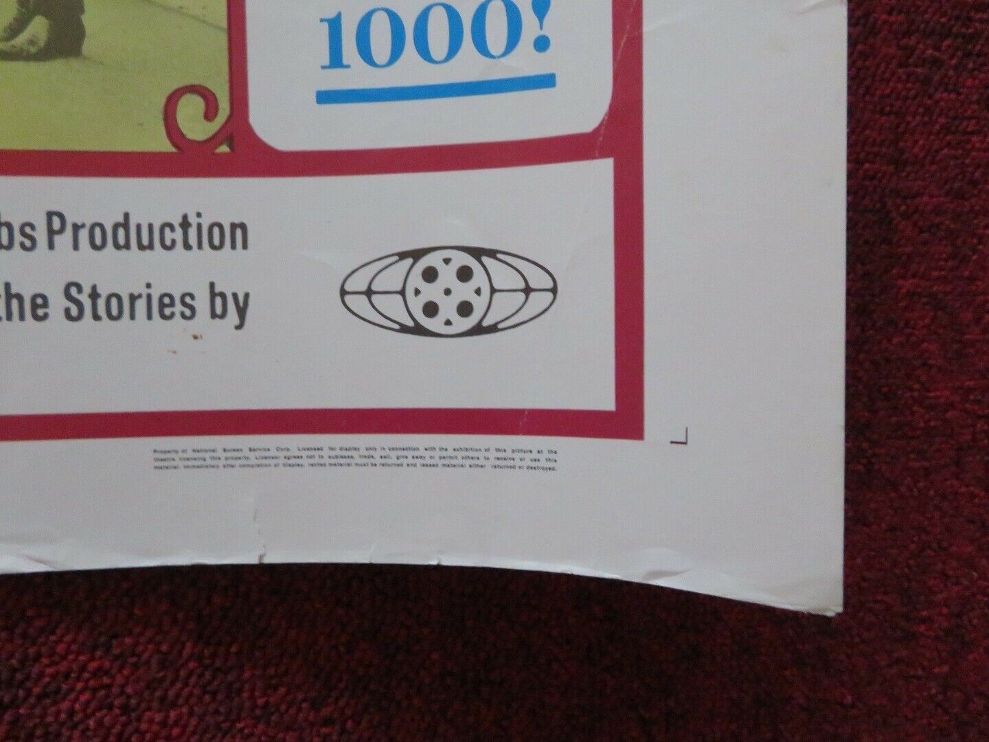 DOCTOR DOLITTLE US HALF SHEET (22"x 28") POSTER REX HARRISON 1969 Movie posters