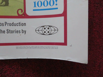 DOCTOR DOLITTLE US HALF SHEET (22"x 28") POSTER REX HARRISON 1969 Movie posters