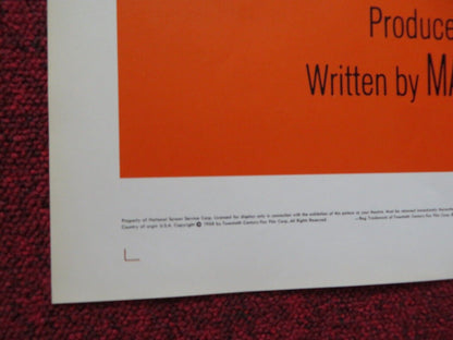 DOCTOR GLAS FOLDED US ONE SHEET POSTER PER OSCARSSON LONE HERTZ 1968 Movie posters