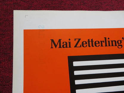 DOCTOR GLAS FOLDED US ONE SHEET POSTER PER OSCARSSON LONE HERTZ 1968 Movie posters