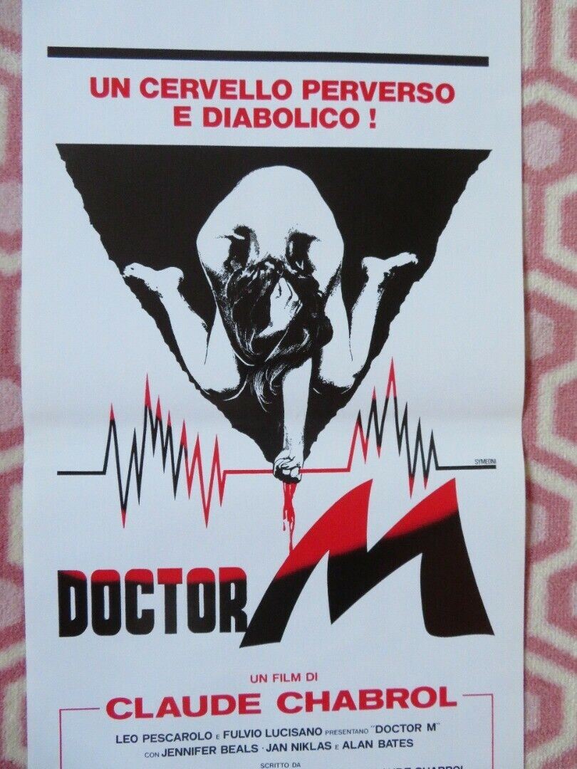 DOCTOR M / Dr. M ITALIAN LOCANDINA (27.5"x13") POSTER ALAN BATES 1991 Movie posters