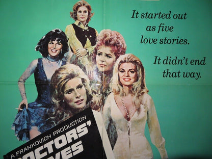 DOCTORS' WIVES US ONE SHEET POSTER DYAN CANNON GENE HACKMAN 1971 Movie posters