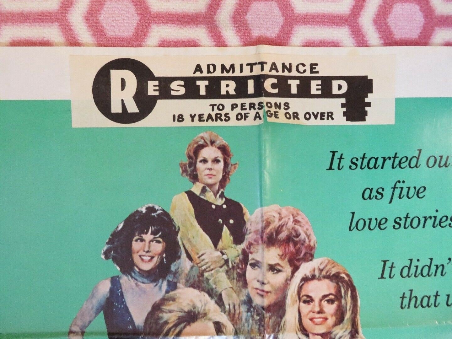 DOCTORS' WIVES US ONE SHEET POSTER DYAN CANNON GENE HACKMAN 1971 Movie posters